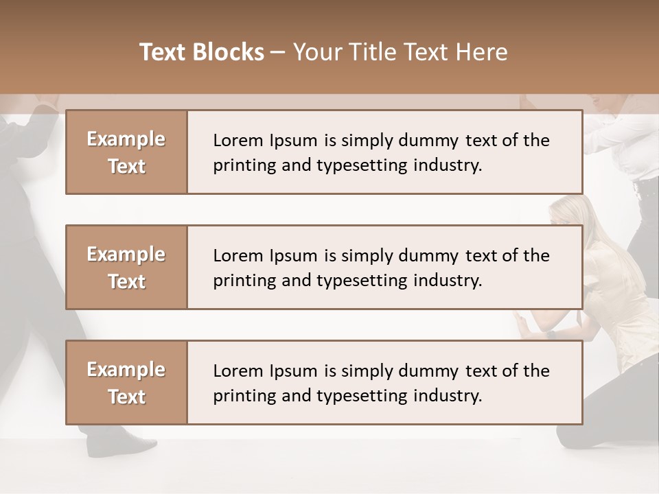 Beautiful Young People PowerPoint Template