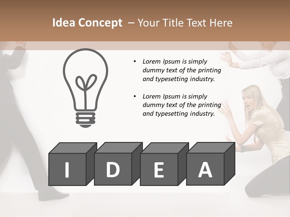 Beautiful Young People PowerPoint Template