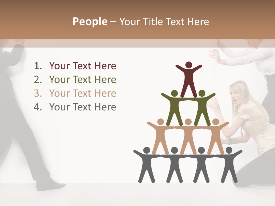 Beautiful Young People PowerPoint Template