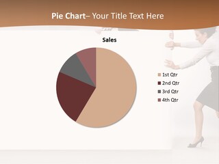 Poster White Man PowerPoint Template