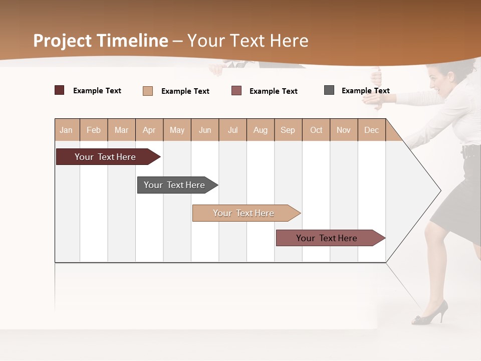 Poster White Man PowerPoint Template