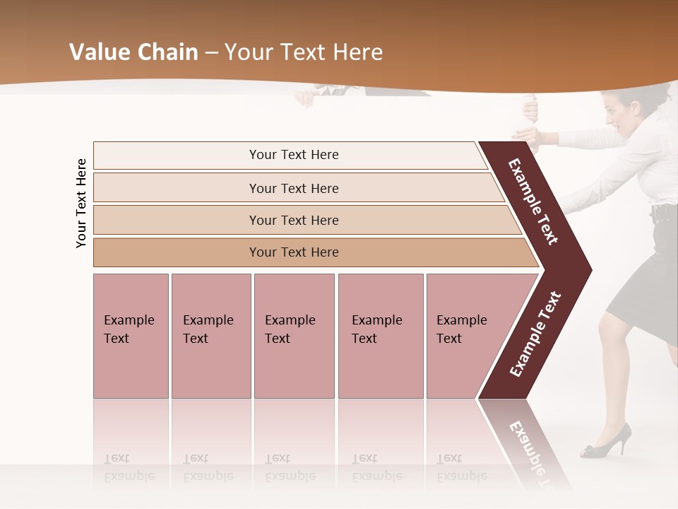 Poster White Man PowerPoint Template