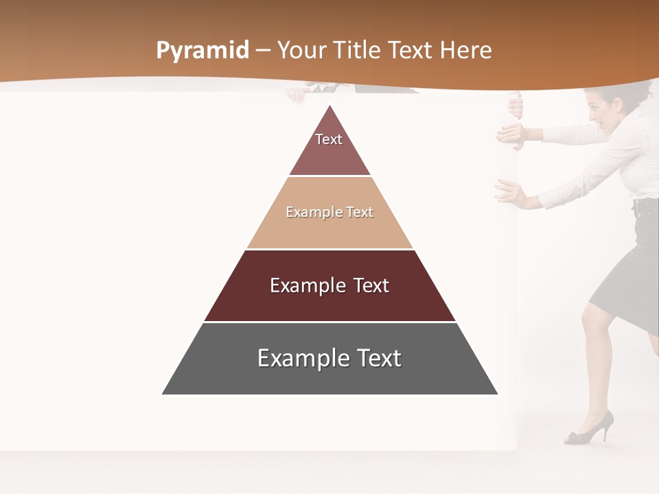 Poster White Man PowerPoint Template