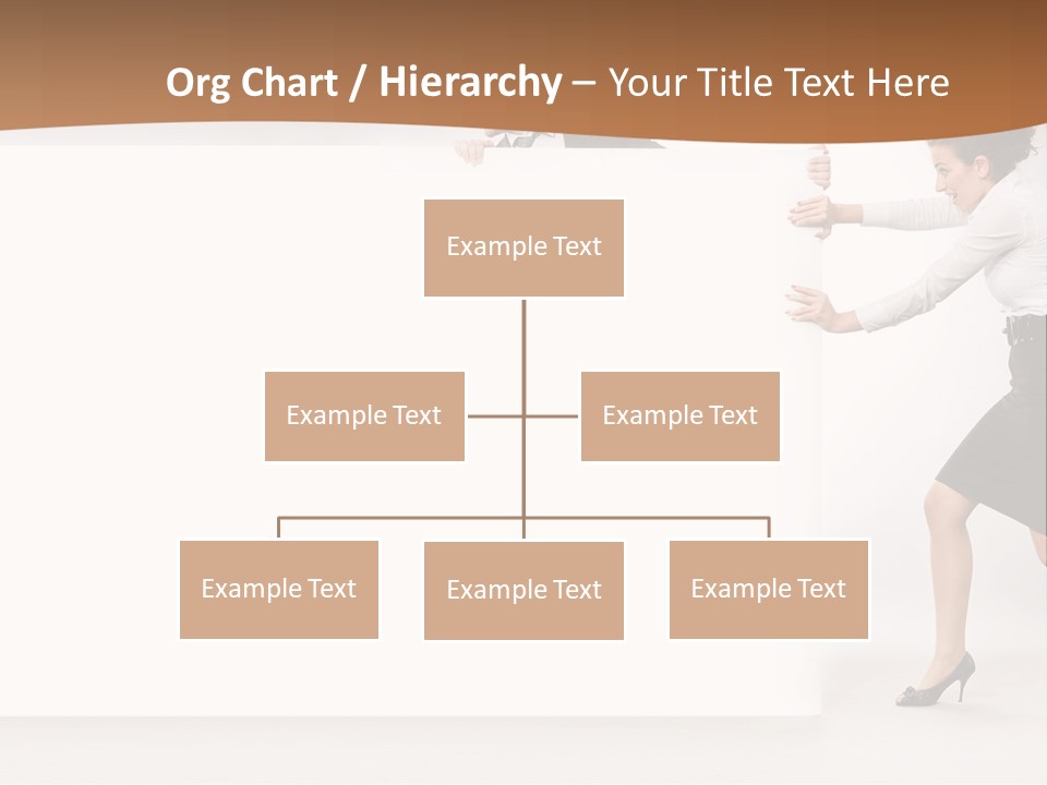 Poster White Man PowerPoint Template