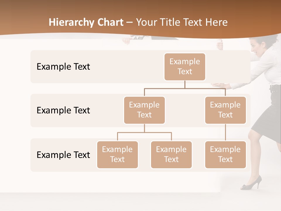 Poster White Man PowerPoint Template