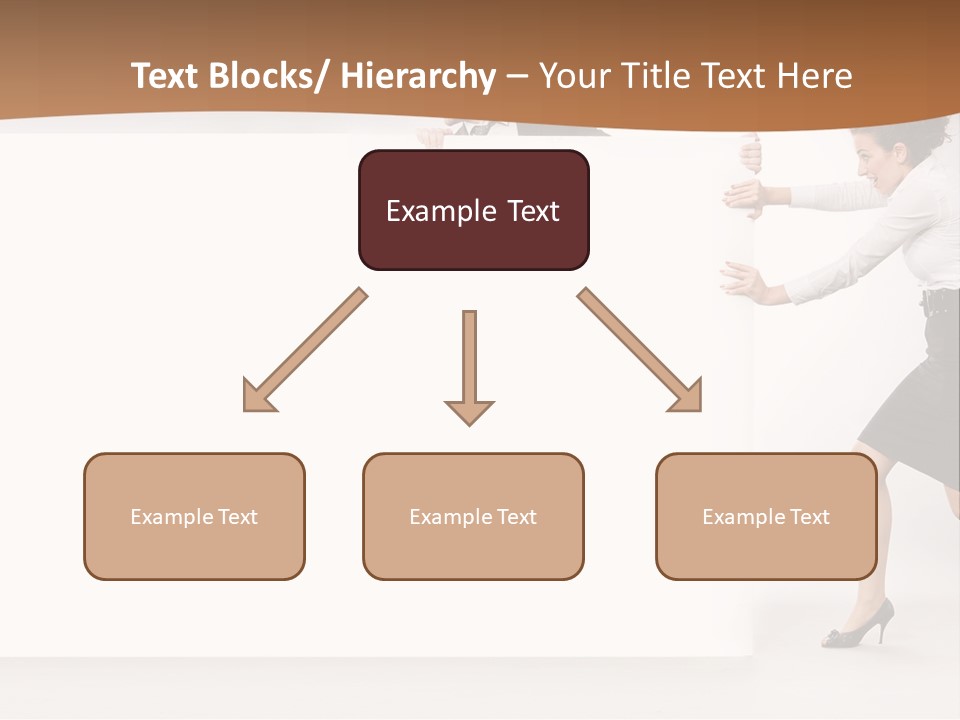 Poster White Man PowerPoint Template