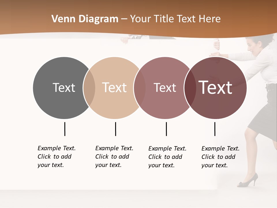 Poster White Man PowerPoint Template