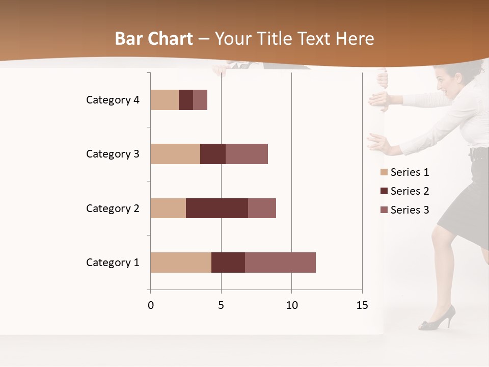 Poster White Man PowerPoint Template