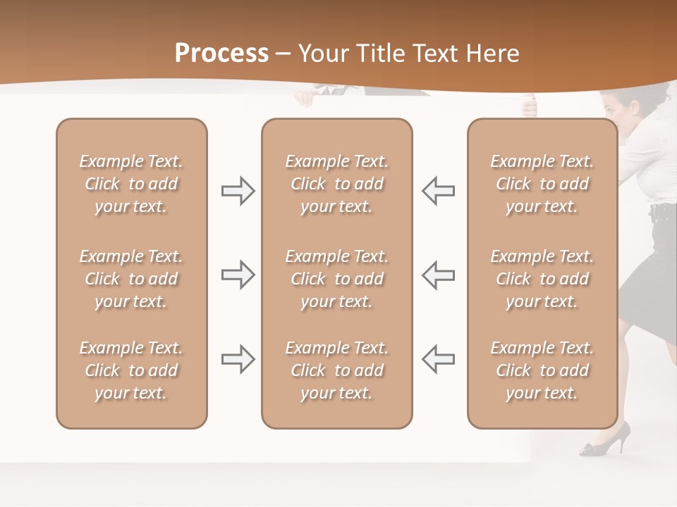 Poster White Man PowerPoint Template