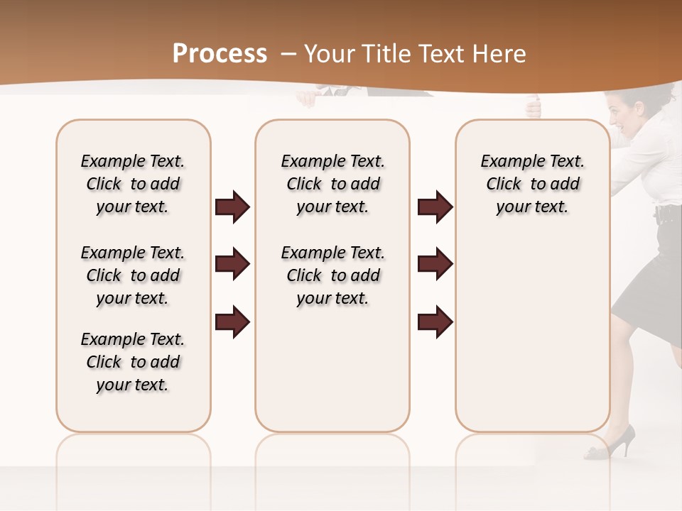 Poster White Man PowerPoint Template