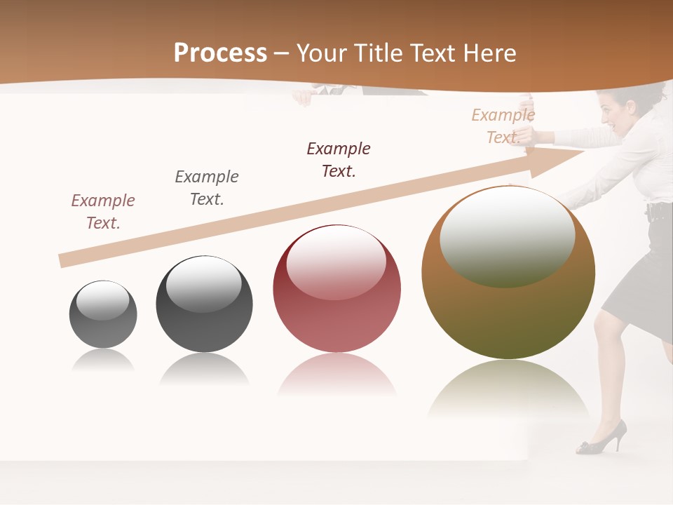 Poster White Man PowerPoint Template