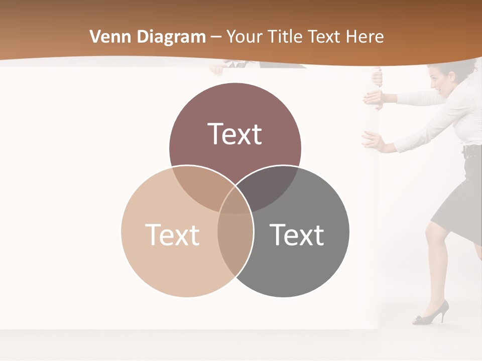 Poster White Man PowerPoint Template