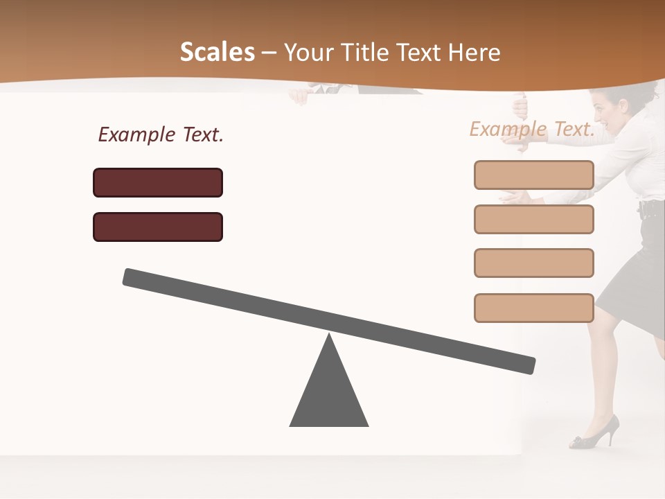 Poster White Man PowerPoint Template