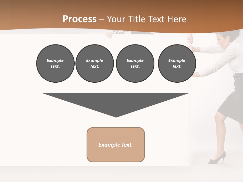 Poster White Man PowerPoint Template