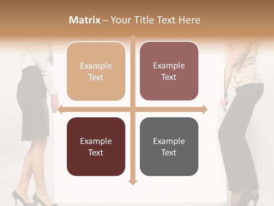 Girl Background Carry PowerPoint Template