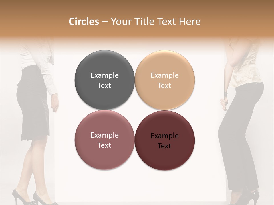 Girl Background Carry PowerPoint Template