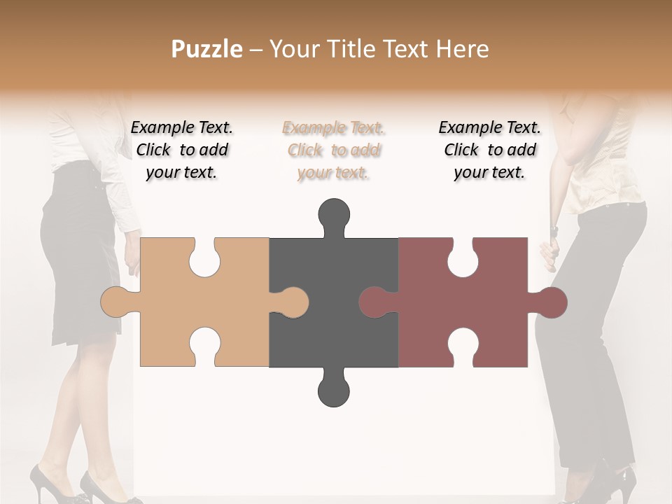 Girl Background Carry PowerPoint Template