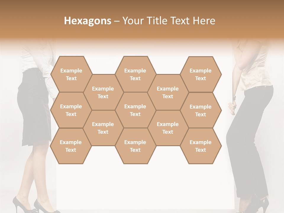 Girl Background Carry PowerPoint Template