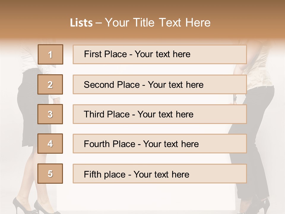 Girl Background Carry PowerPoint Template
