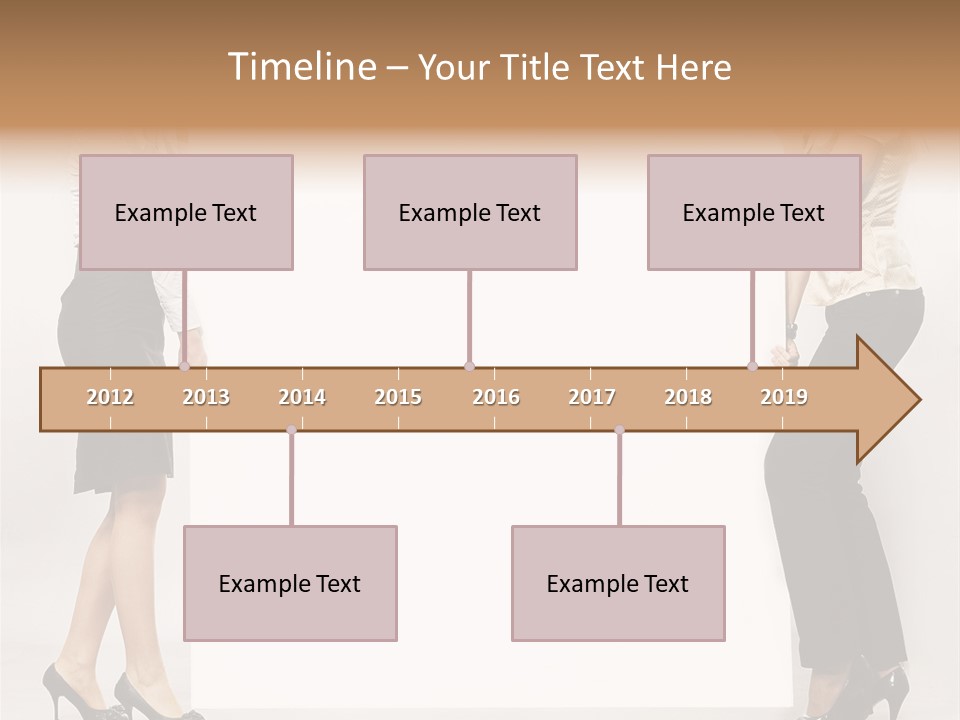 Girl Background Carry PowerPoint Template