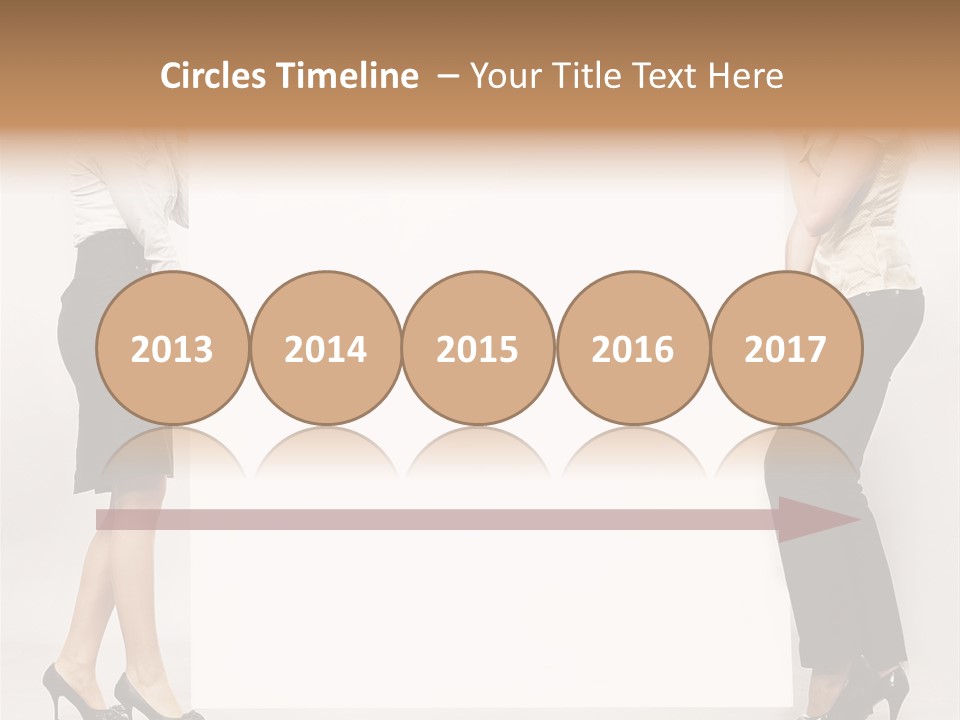 Girl Background Carry PowerPoint Template