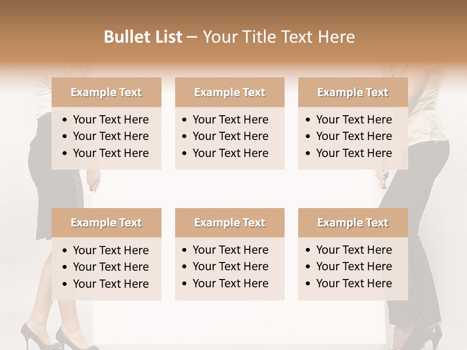 Girl Background Carry PowerPoint Template