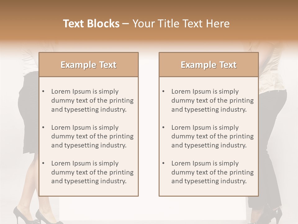 Girl Background Carry PowerPoint Template