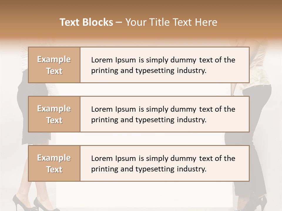 Girl Background Carry PowerPoint Template