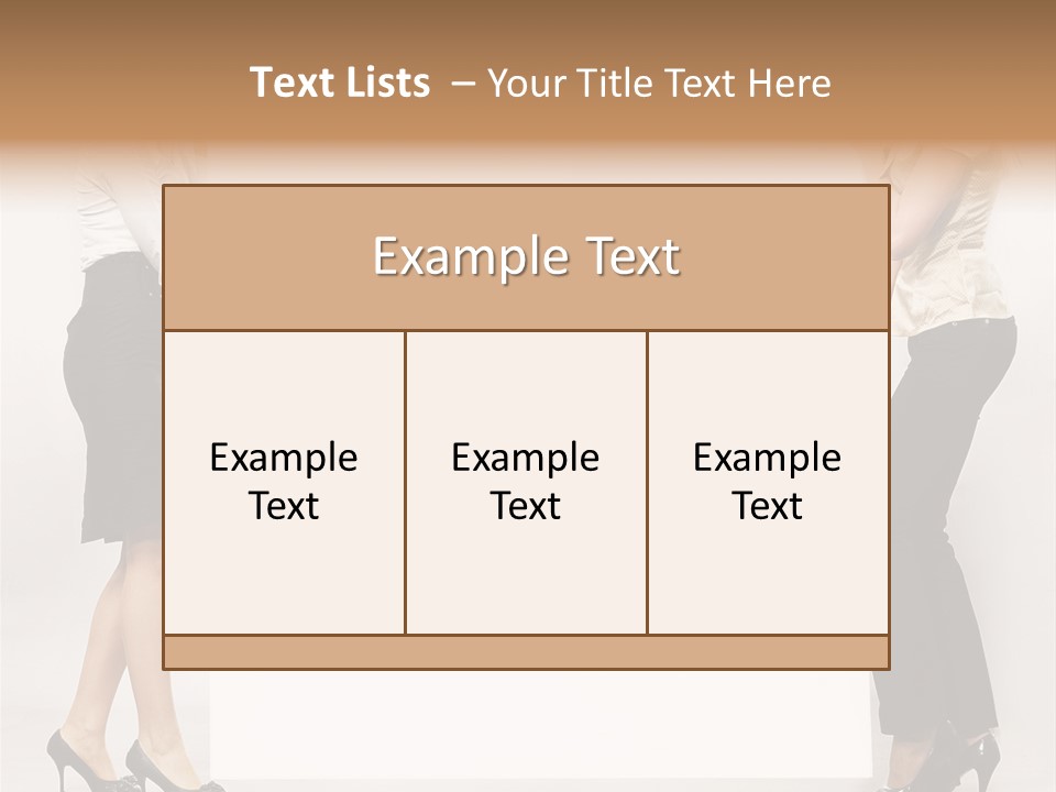 Girl Background Carry PowerPoint Template