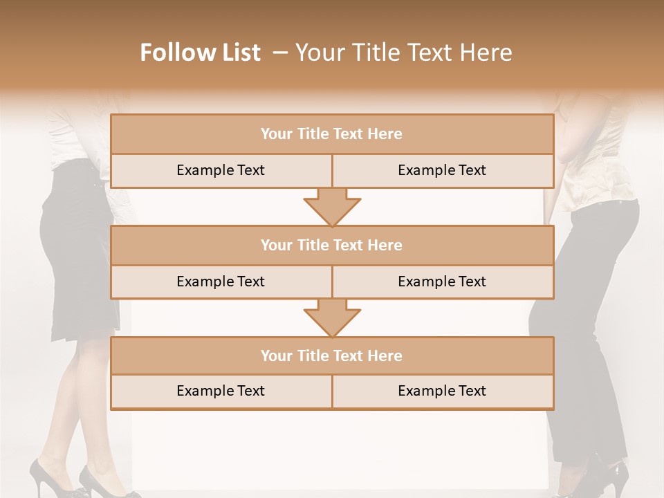 Girl Background Carry PowerPoint Template