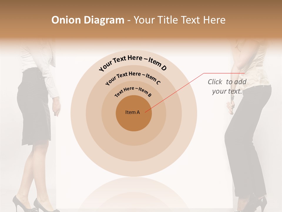 Girl Background Carry PowerPoint Template