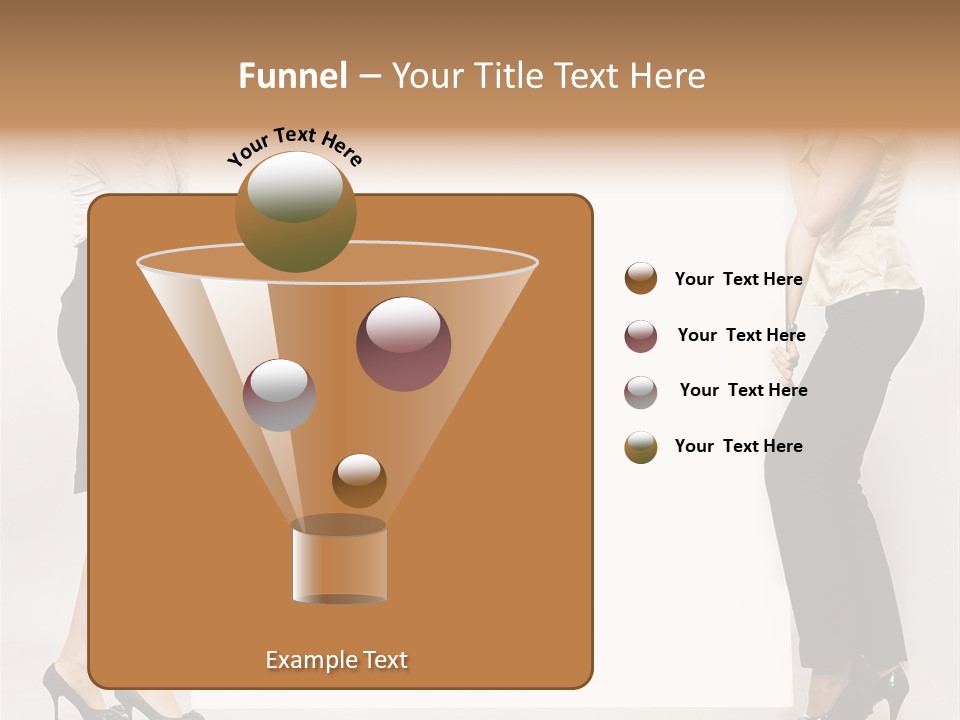 Girl Background Carry PowerPoint Template