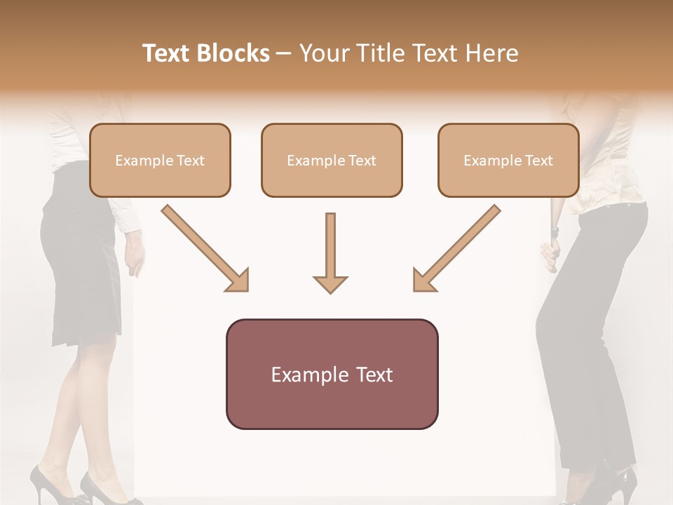 Girl Background Carry PowerPoint Template