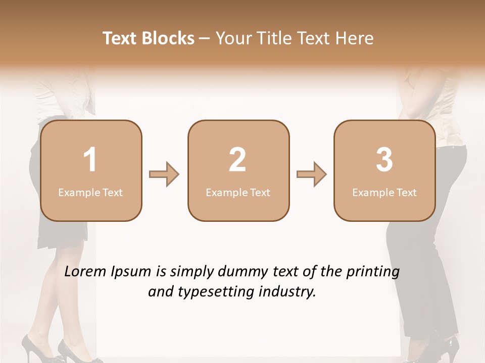 Girl Background Carry PowerPoint Template