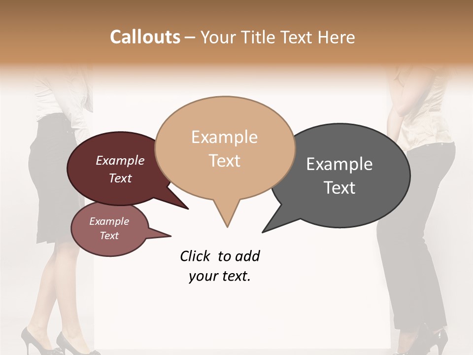 Girl Background Carry PowerPoint Template