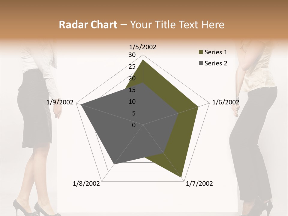 Girl Background Carry PowerPoint Template