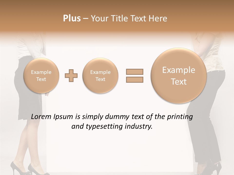 Girl Background Carry PowerPoint Template