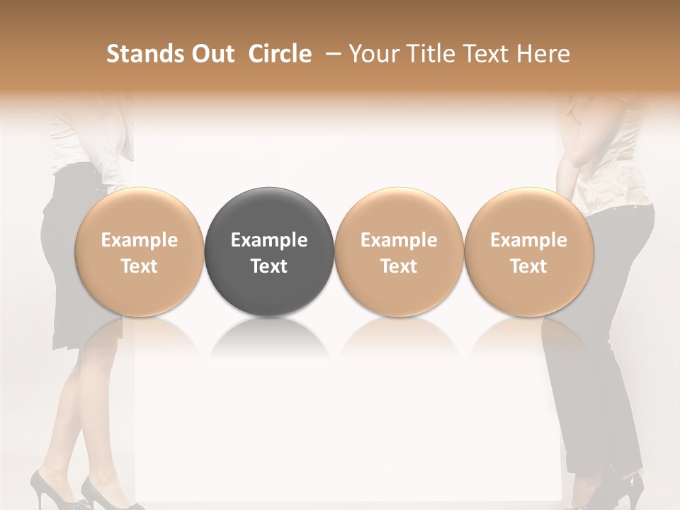 Girl Background Carry PowerPoint Template