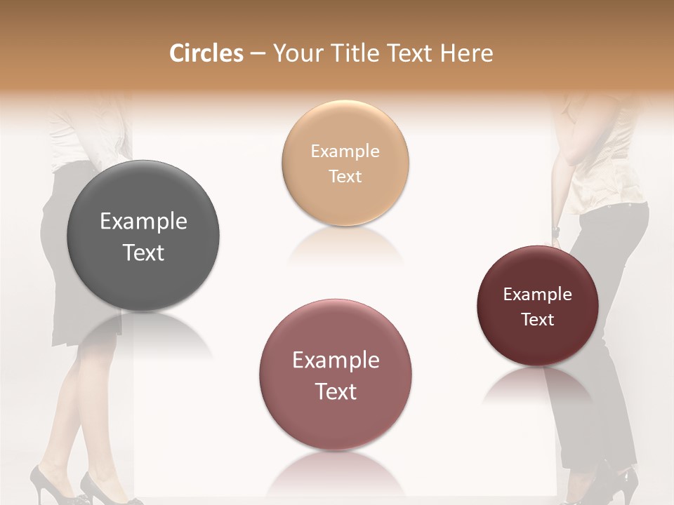 Girl Background Carry PowerPoint Template