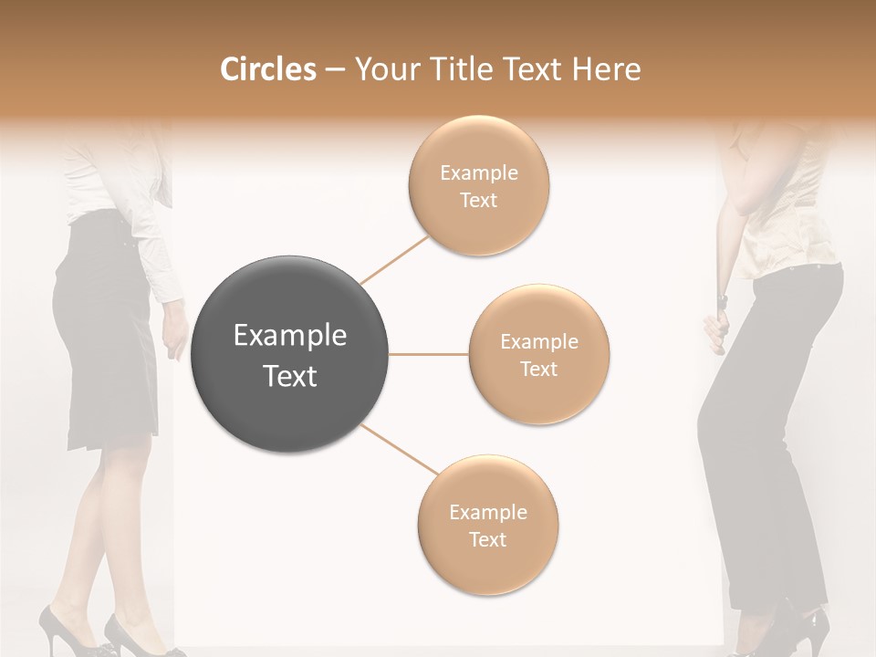 Girl Background Carry PowerPoint Template