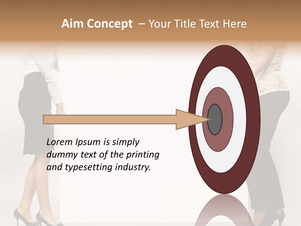 Girl Background Carry PowerPoint Template