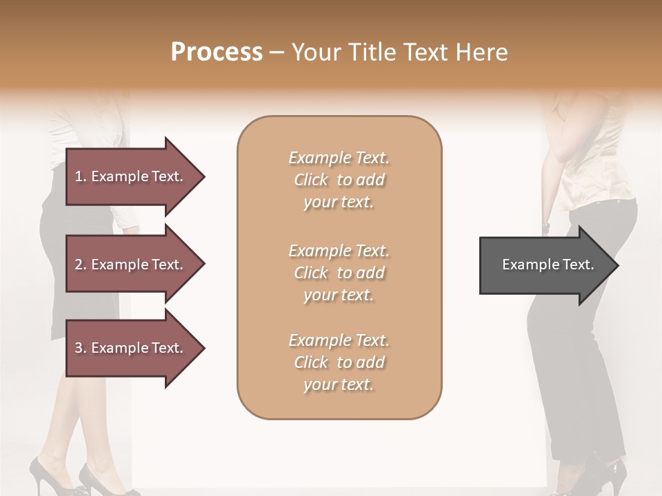 Girl Background Carry PowerPoint Template