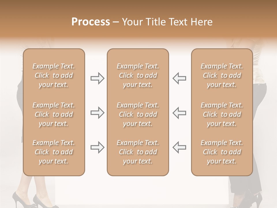 Girl Background Carry PowerPoint Template