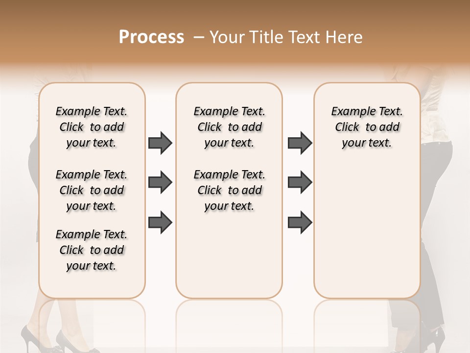 Girl Background Carry PowerPoint Template