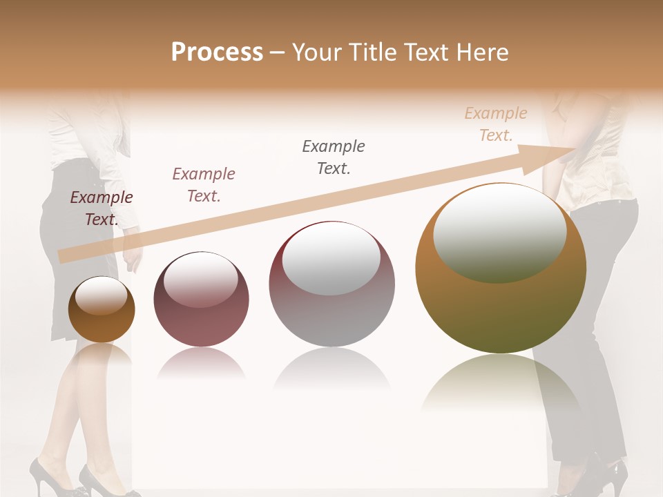 Girl Background Carry PowerPoint Template