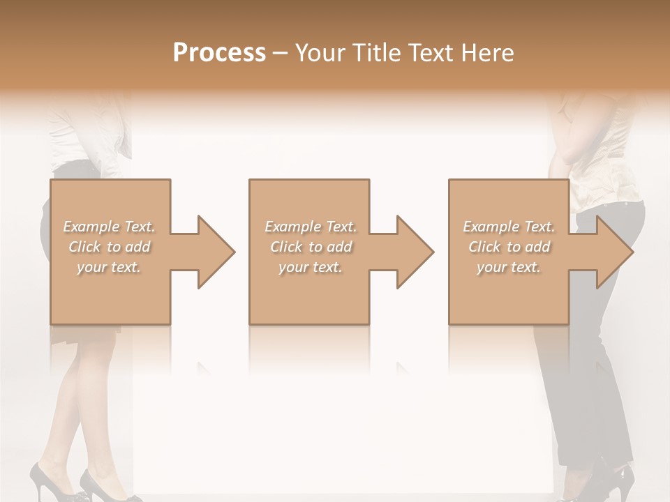 Girl Background Carry PowerPoint Template