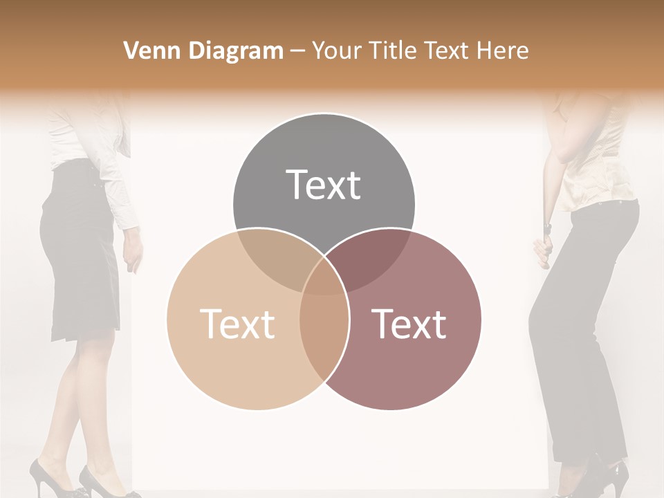 Girl Background Carry PowerPoint Template