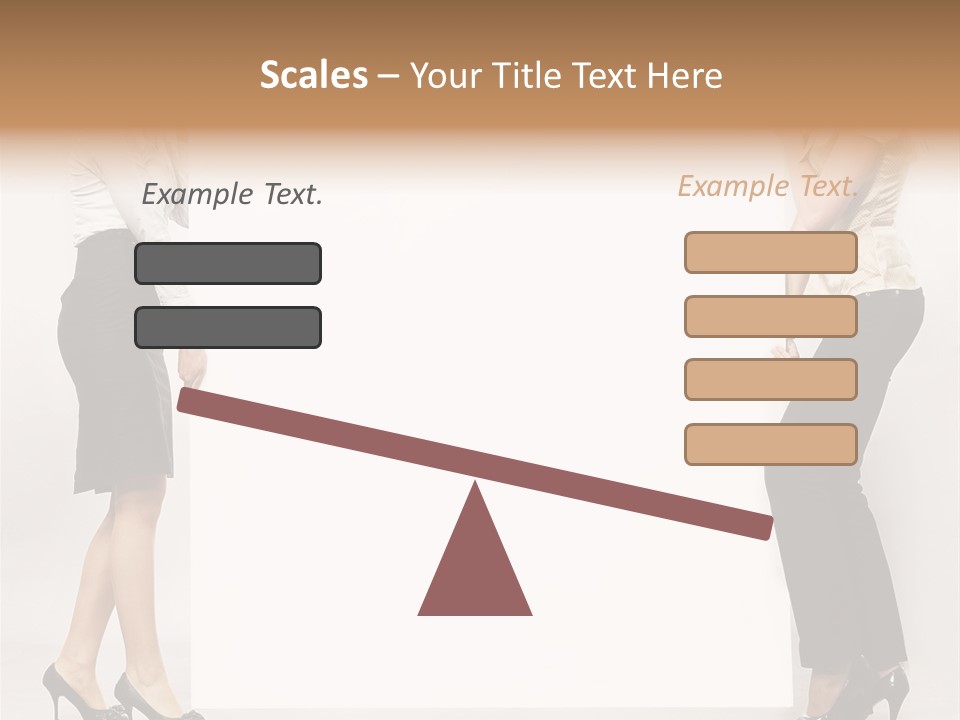 Girl Background Carry PowerPoint Template