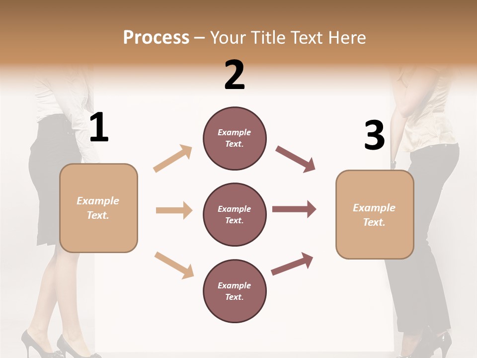 Girl Background Carry PowerPoint Template