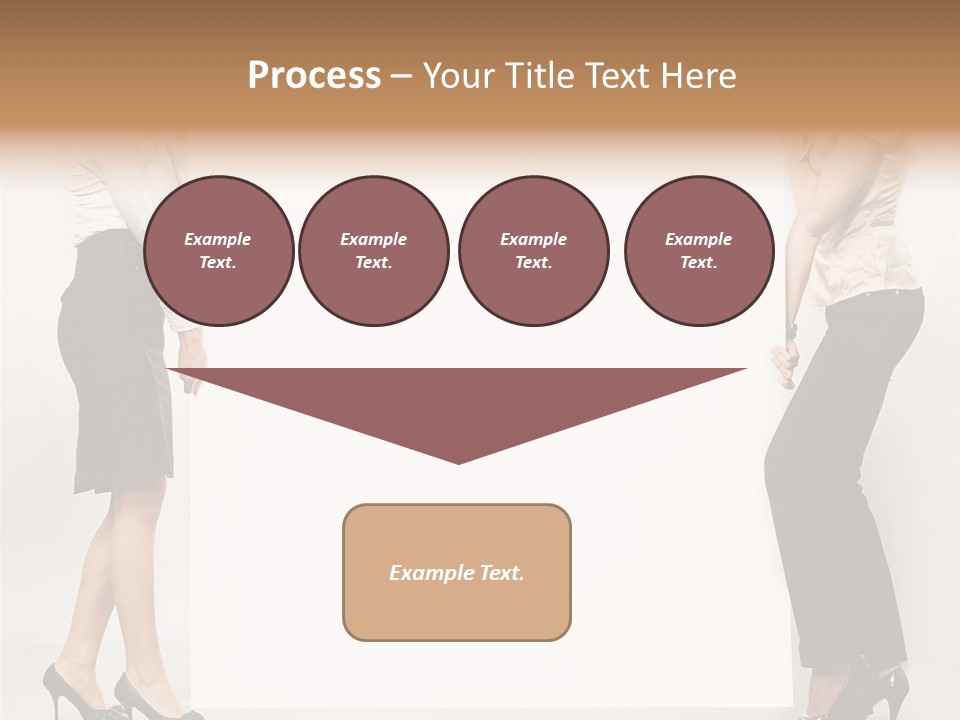 Girl Background Carry PowerPoint Template